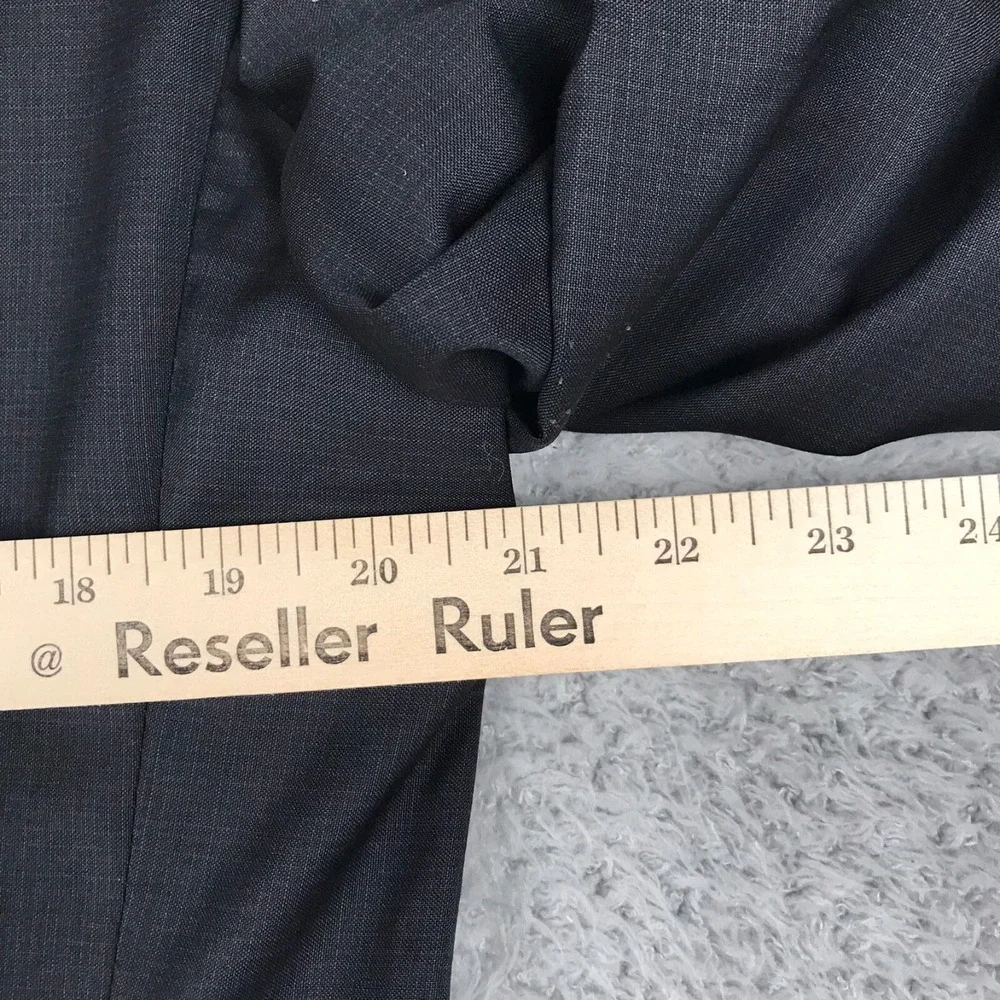 Peter Millar Sport Coat Mens 40R Black Micro Check Double Vented Blazer Jacket